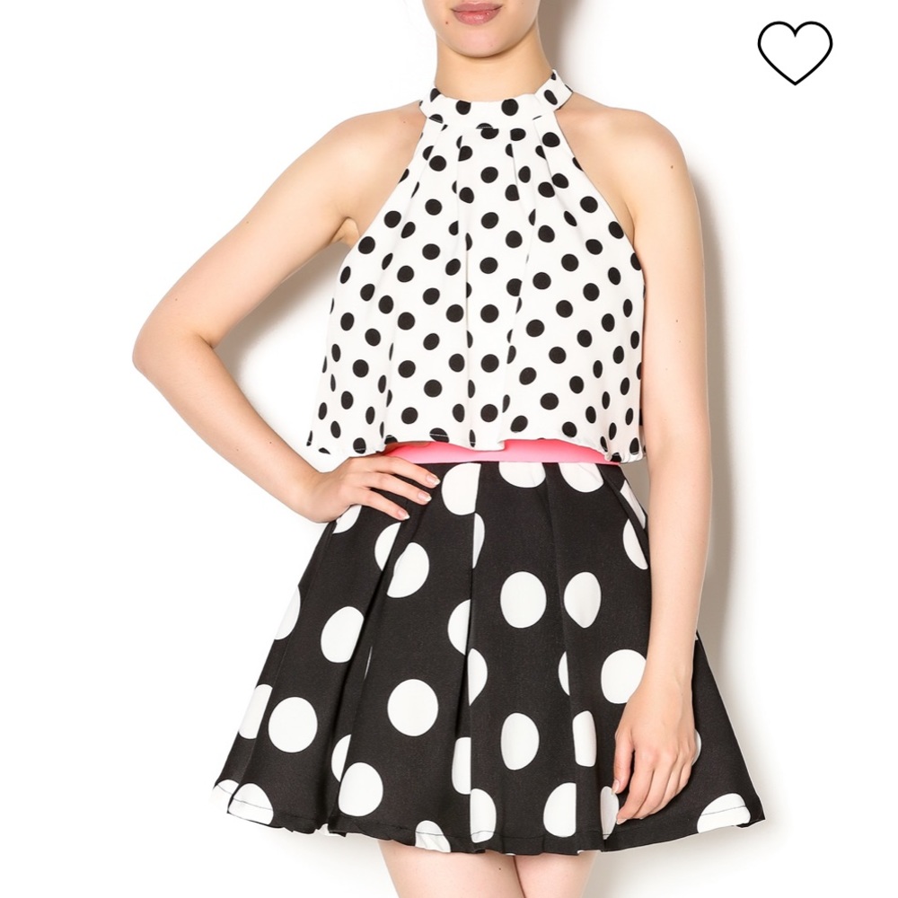 NWT Mustard Seed Polka Dot Dress